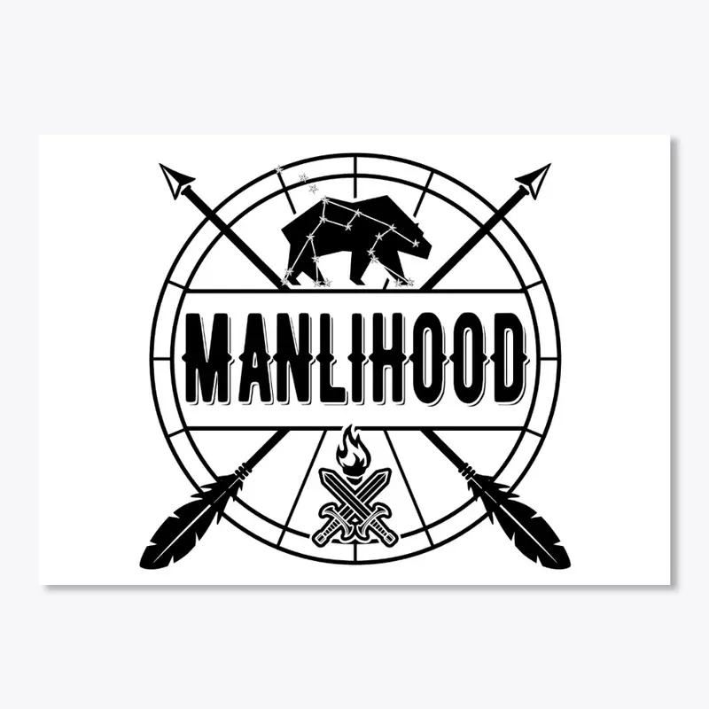 Manlihood Black Logo