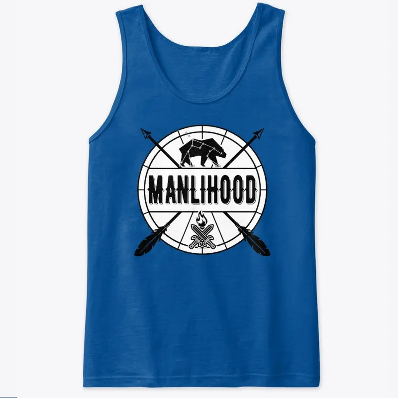 Manlihood Black and White Logo