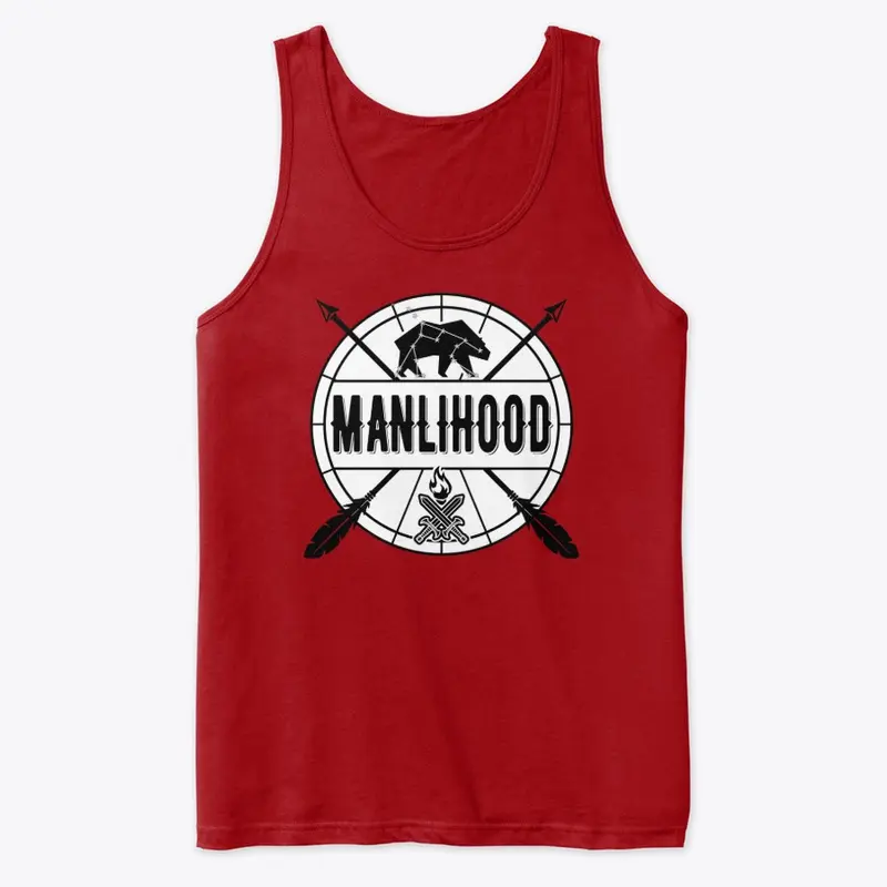 Manlihood Black and White Logo