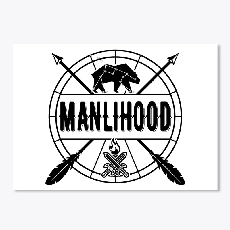 Manlihood Black Logo