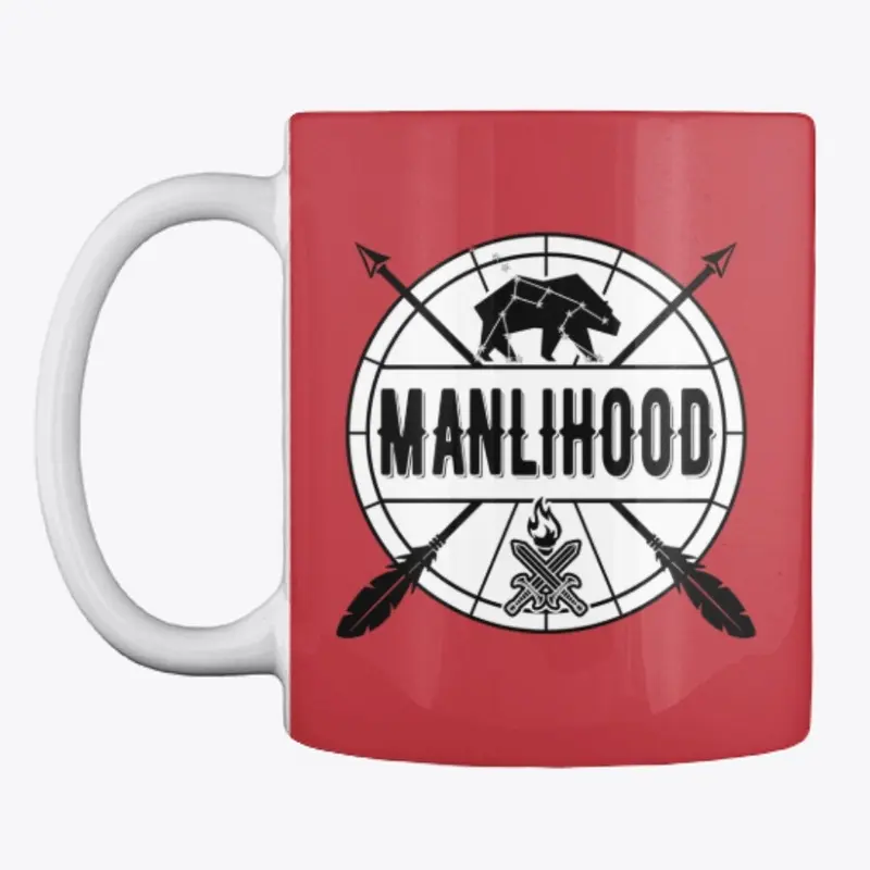 Manlihood Black and White Logo