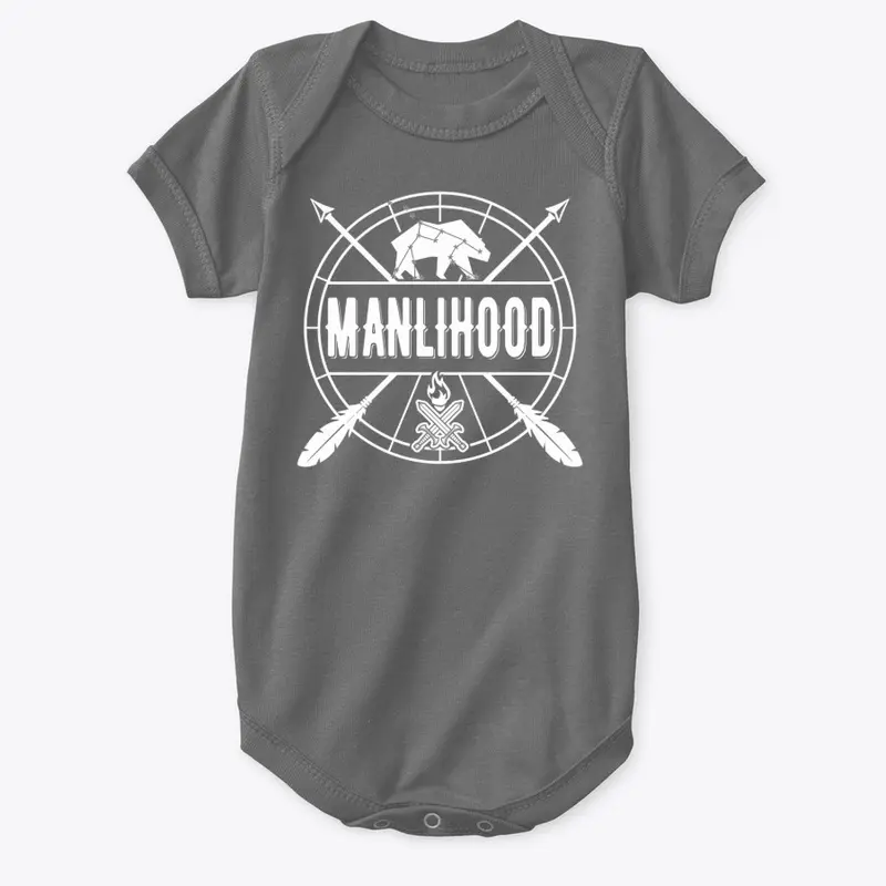 Manlihood White Logo